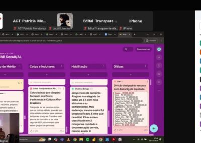 Avaliação PNAB Secult_AL 5 - Comitê de Cultura de Alagoas