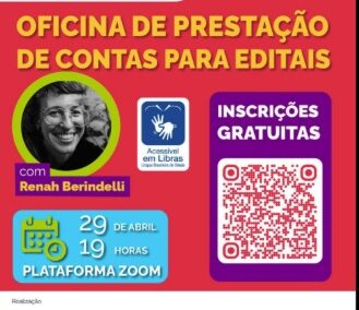 Produção de uma oficina de prestação de contas para projetos culturais