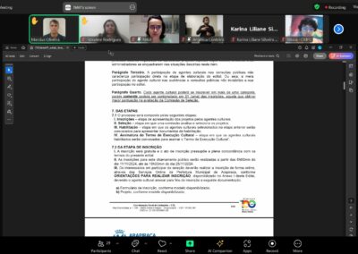 Print - Leitura Edital PNAB Arapiraca 7 - Comitê de Cultura de Alagoas